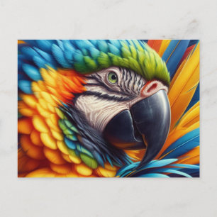 Bird Lover Macaw Parrot Postkarte