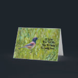 Bird Lover Niedlich Bird Birthday Card Friends Karte<br><div class="desc">Auf dieser hübschen Geburtstagskarte steht mein digitales Original-Kunstwerk mit meinem Original-Foto eines dunkel-mit Augen Junco-Vogels in einem Baum. Das Bild wurde mit einem Aquarellfantasy-Effekt verarbeitet, um ein illustriertes und skurriles Aussehen zu erhalten. Die Vorderseite der Karte Staaten "Ein kleiner Vogel sagte mir, dein Geburtstag kommt bald.." und das Innere der...</div>