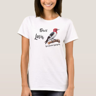 Bird Lover Red Headed Woodpecker T-Shirt