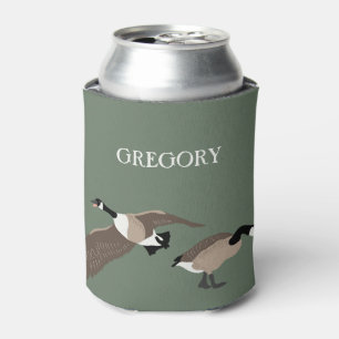Bird Lovers Canada Gese Illustration Personalisier Dosenkühler