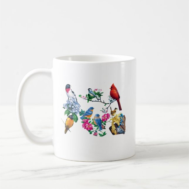 Bird Lovers Coffee Mug Kaffeetasse (Links)