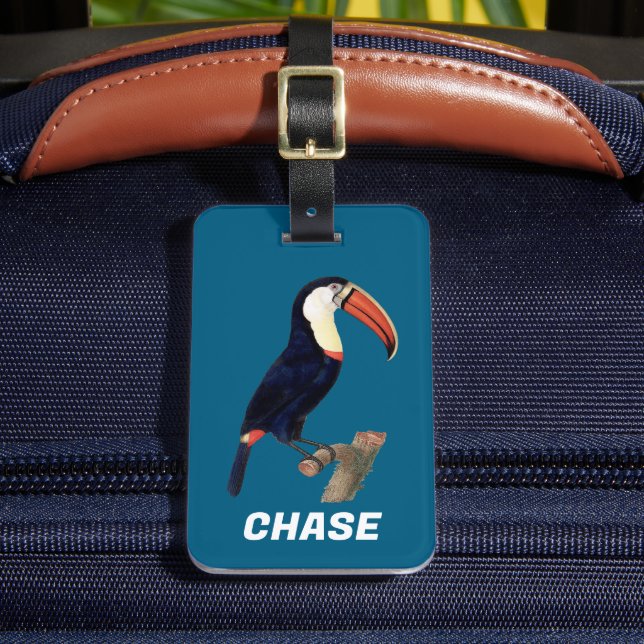 Bird Luggage Tag Gepäckanhänger (Vorderseite Insitu 2)
