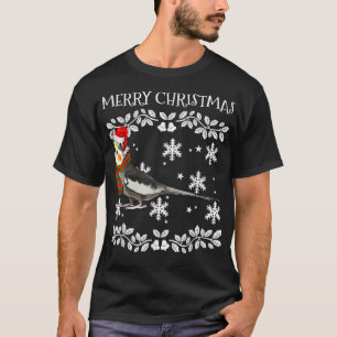 Bird Merry Christmas Ornament Cockatiel T-Shirt