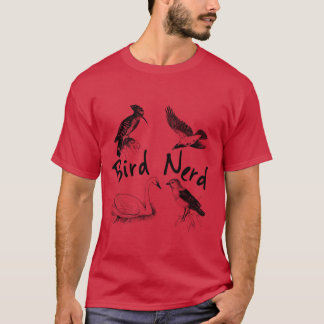 Bird Nerd Bird Watching Ornithologin Wings vintag T-Shirt
