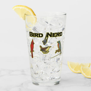Bird Nerd Fun Beer Glass Glas