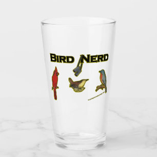 Bird Nerd Fun Beer Glass Glas