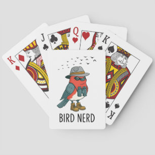 Bird Nerd Funny Bird Vogelbeobachtung Bird Lover b Spielkarten