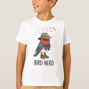 Bird Nerd Funny Bird Vogelbeobachtung Bird Lover b T-Shirt