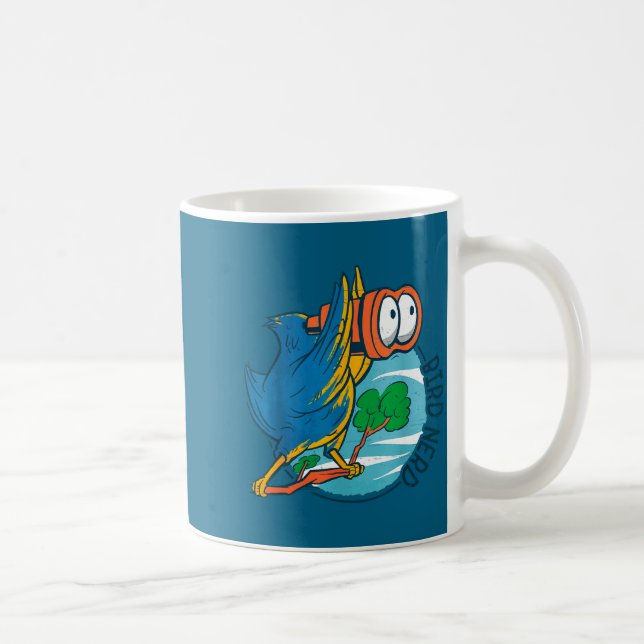 Bird Nerd Funny Bird Watching Birds Lover Ornithol Kaffeetasse (Rechts)