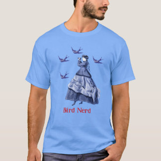 Bird Nerd Woman Binoculars T-Shirt