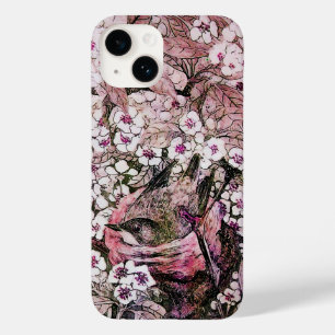 BIRD NEST , BAUM MIT WEISSEN PINKSPRINGBLUMEN Case-Mate iPhone 14 HÜLLE