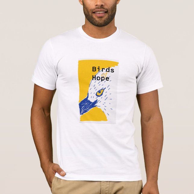 bird of hope/blue bill T-Shirt (Vorderseite)