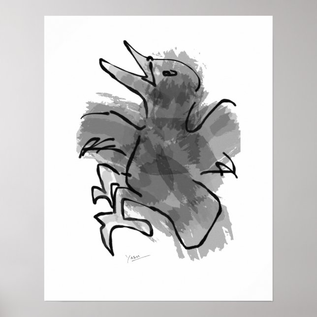 bird of hope_crow4 poster (Vorne)