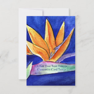 Bird of Paradise Blume Einladung