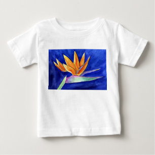 Bird of Paradise Blume Malerei Art T - Shirt