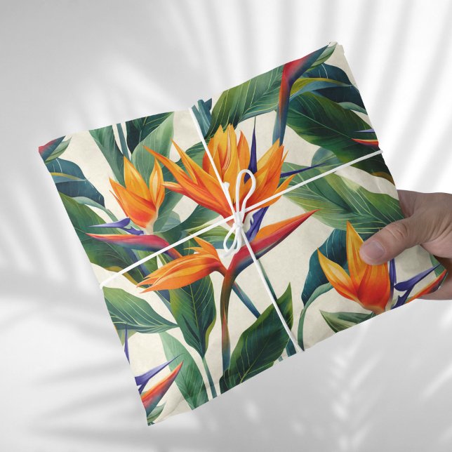 Bird of Paradise Gift Wrap Seidenpapier (Von Creator hochgeladen)