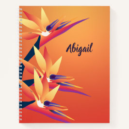 Bird-of-Paradise-Notebook Notizbuch