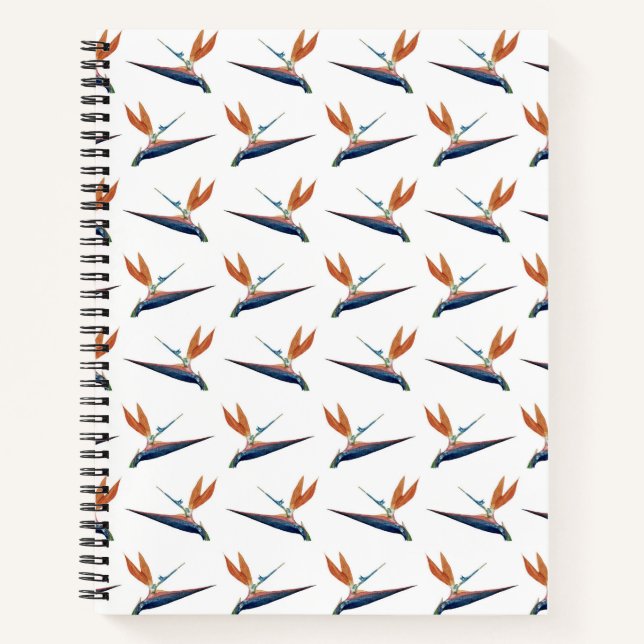 Bird of Paradise Spiral Notebook Notizbuch (Vorderseite)