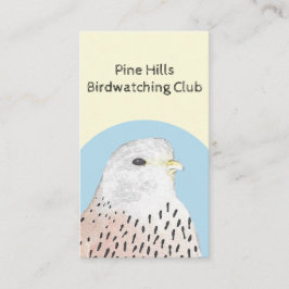 Bird of Prey Kestrel Vogelbeobachtung Vogelbeobach Visitenkarte