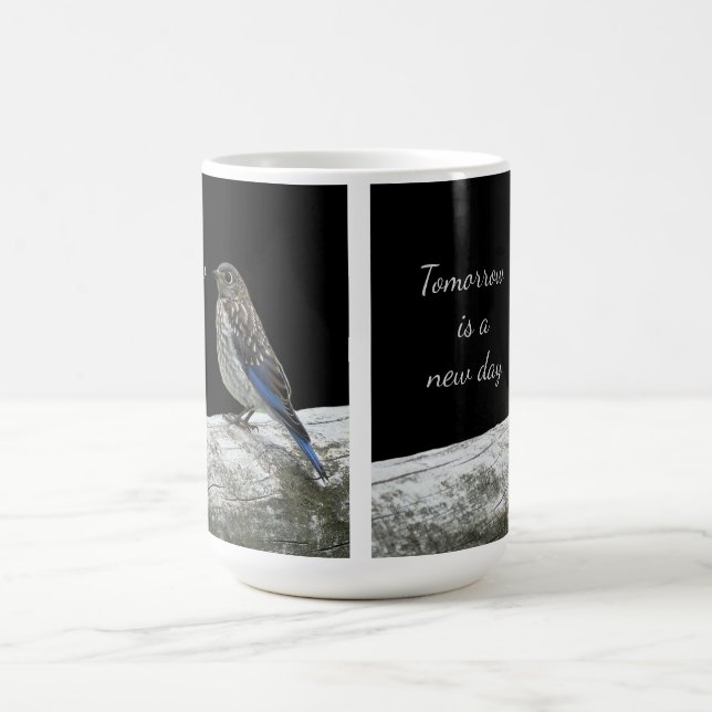 Bird On a Fence Mug Kaffeetasse (Mittel)