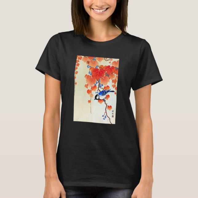 Bird on Branch by Ohara Koson T-Shirt (Vorderseite)