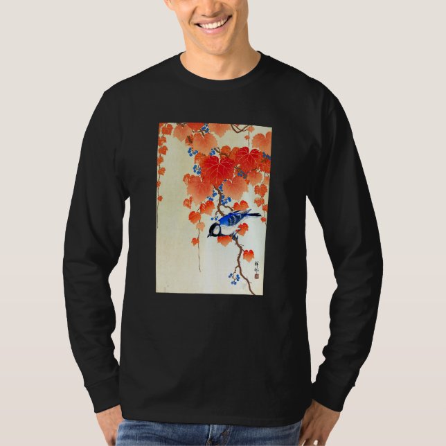 Bird on Branch by Ohara Koson T-Shirt (Vorderseite)
