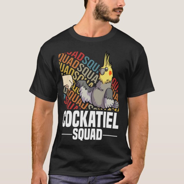 Bird Parrot Cockatiel  1 T-Shirt (Vorderseite)