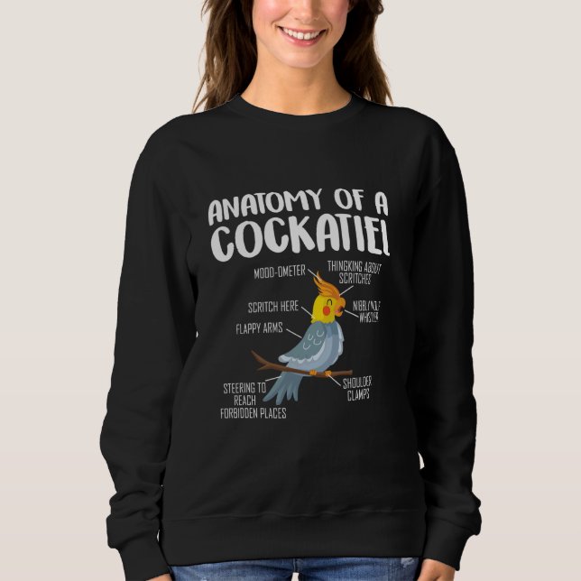 Bird Parrot Cockatiel 6 Sweatshirt (Vorderseite)