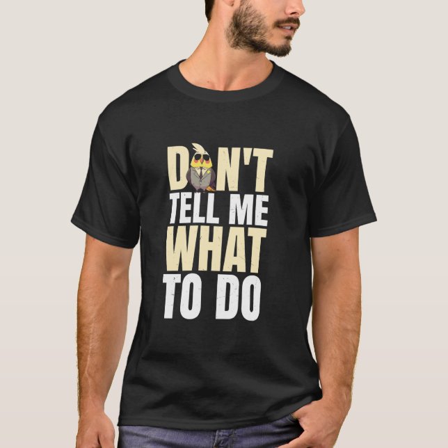 Bird Parrot Cockatiel T-Shirt (Vorderseite)