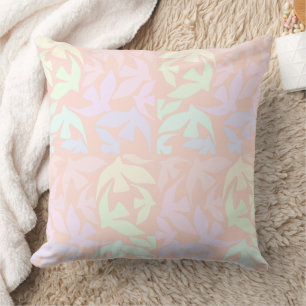 Bird Pattern farbenfrohe Pastell Kids Room Pilz Kissen