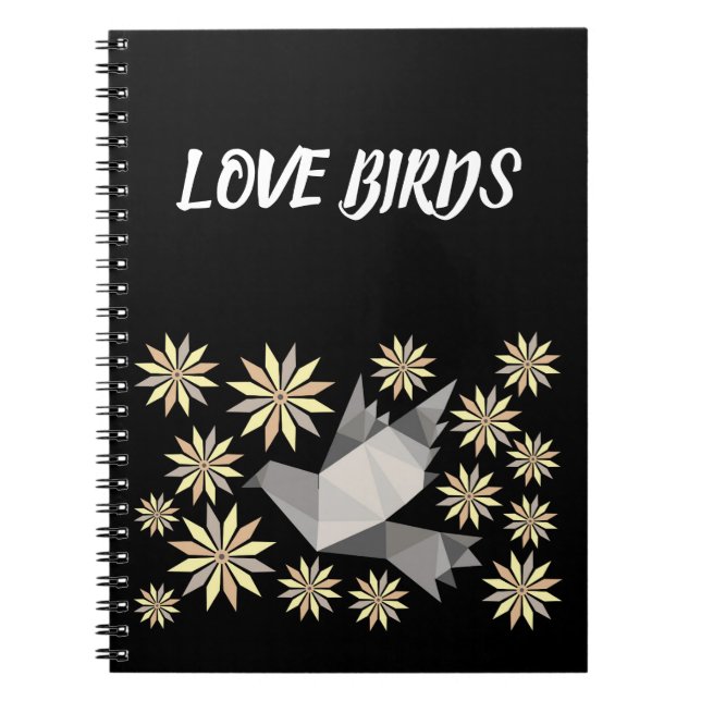 BIRD PET LIEBE GIFT NOTIZBLOCK (Vorderseite)