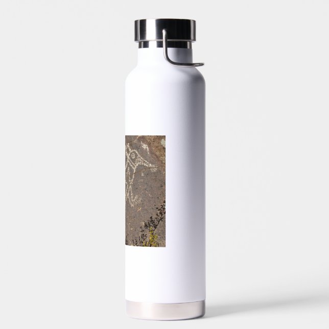 Bird Petroglyph Wasserflasche Trinkflasche (Links)