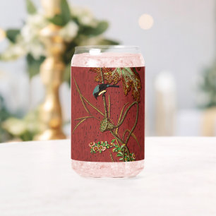 Bird & Pflanze Janpanese Ornamentik Dosenglas