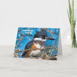 Bird-Pose-Geburtstagskarte markieren Karte