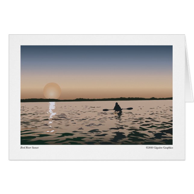 Bird River Sunset (Vorderseite (Horizontal))