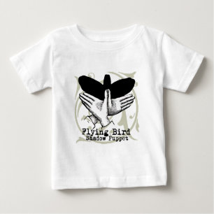 Bird Shadow Puppet Hand Vintag Baby T-shirt
