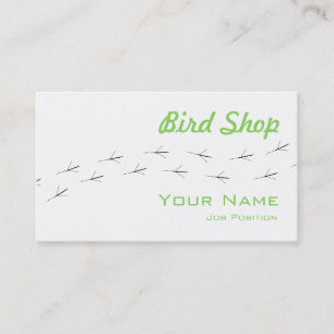 Bird-Shop-Visitenkarte Visitenkarte