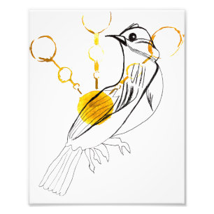 Bird Sings Print Fotodruck