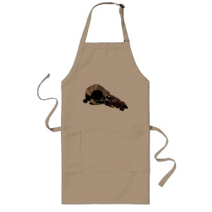 Bird Skull Lange Schürze