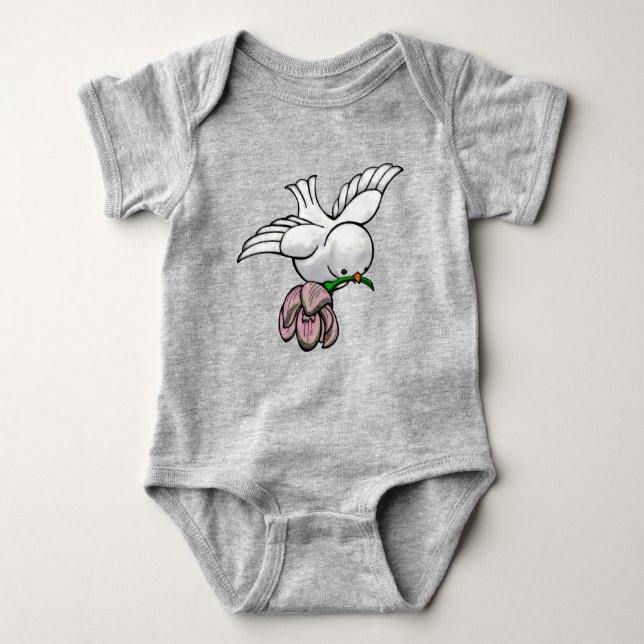 Bird Song Baby Strampler (Vorderseite)