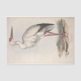 Bird Stork Ephemera Decoupage Seidenpapier