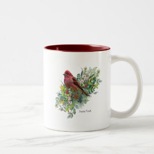 Bird Tasse Lila Finch