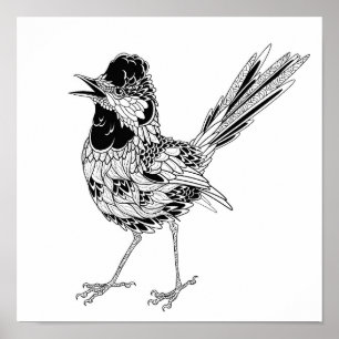 Bird Tattoo 2 Poster