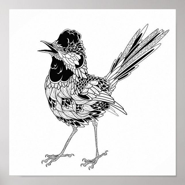 Bird Tattoo 2 Poster (Vorne)