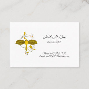 Bird UK / Euro, 8,5 cm x 5,5 cm Visitenkarte