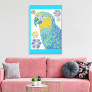 Bird und Blume Leinwanddruck