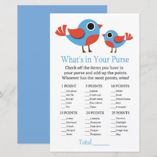 Bird Was ist in deinem Handyspiel Babydusche?