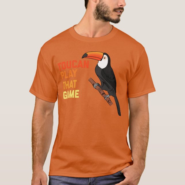 Bird Watcheroucan Playhat-Freund T-Shirt (Vorderseite)