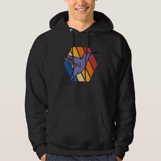 Bird Watching Bird Illustration Fly Nature  2 Hoodie (Vorderseite)
