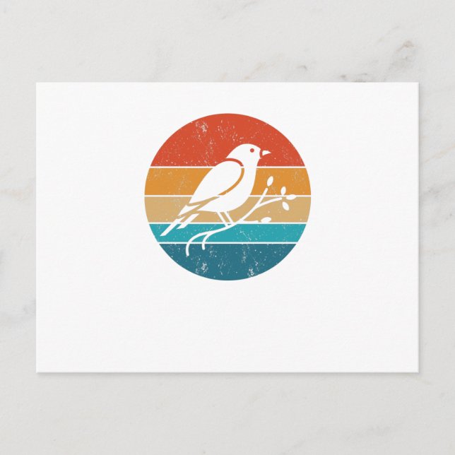 Bird Watching Birds Observer Bird Postkarte (Vorderseite)